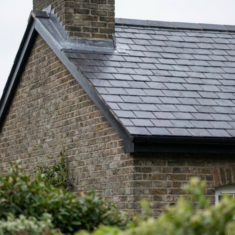 Satisfied Hampshire Roof Care customer with completed roofing project